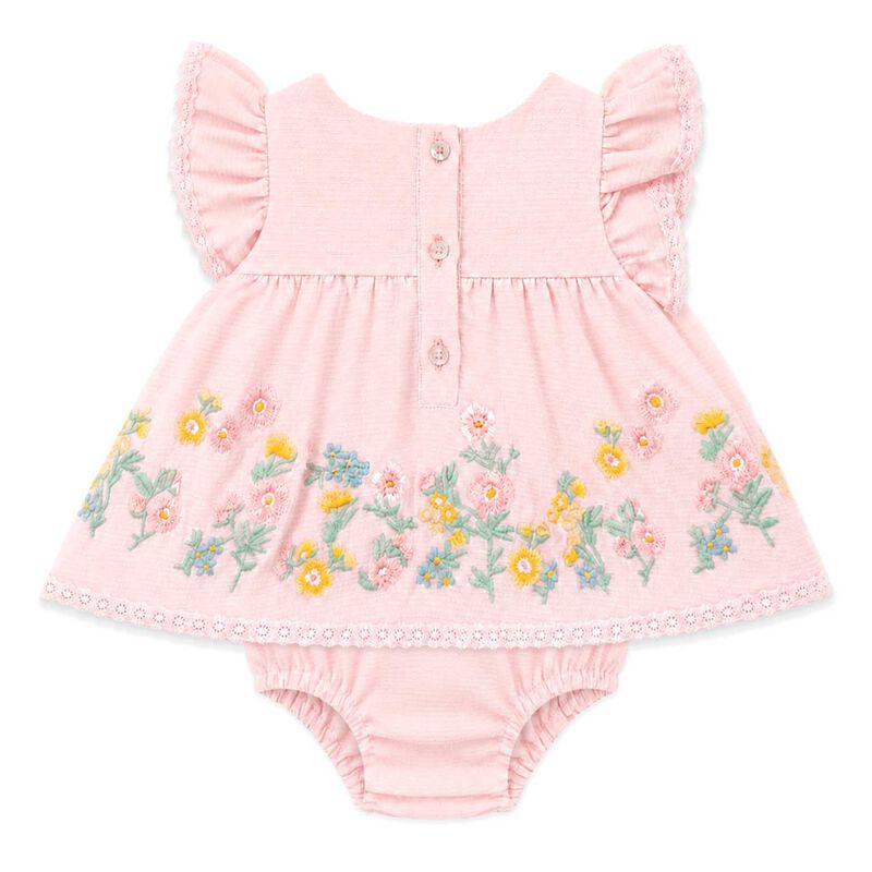 B&eacute;b&eacute; Pia Embroidered Overlay Bodysuit image number 1